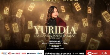 Yuridia abre nueva fecha en Estadio GNP Seguros