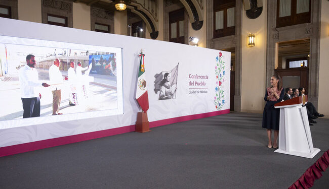 Presidenta inaugura Glorieta de las Mujeres Libres de Baja California Sur; beneficiará a 351 mil habitantes y 2.6 millones de turistas