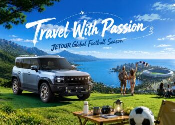 El JETOUR T2 i-DM impulsa los viajes con pasión para seguir a los equipos