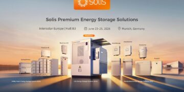 Solis Presentará Soluciones Integrales de Almacenamiento en Intersolar Europe 2026 Múnich, Alemania, 17 de junio de 2026