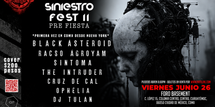 Black Asteroid debuta en México en la prefiesta de Ritual Siniestro Fest II