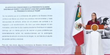 «Le agradezco enormemente el apoyo», dice Sheinbaum tras la carta publicada por López Obrador
