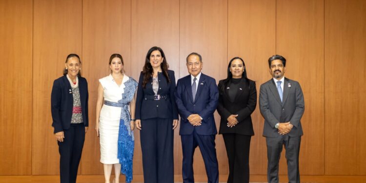 Kenia López Rabadán llama ante Keidanren a fortalecer la inversión japonesa en México y generar más empleos