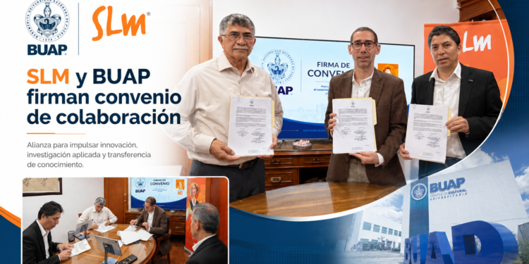 SLM y BUAP firman convenio para impulsar la innovación tecnológica y la investigación aplicada