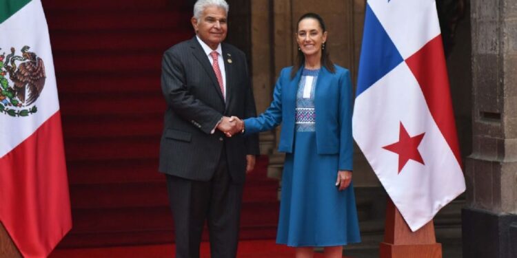 Sheinbaum recibe al presidente de Panamá para fortalecer la agenda bilateral