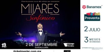 Mijares llevará su proyecto sinfónico a Guadalajara