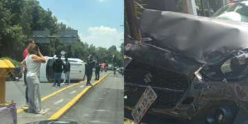 Dos choques graves con heridos se reportan este miércoles 12 de agosto en la alcaldía Miguel Hidalgo