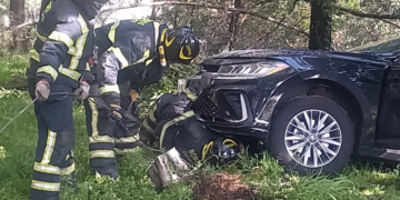 Miguel Hidalgo: Atropellan a hombre en Bosques de las Lomas; vehículo queda al borde de una barranca
