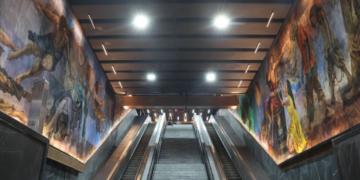 ‘Apoteosis’: mural holográfico de 750 metros cuadrados en Metro Auditorio busca récord mundial
