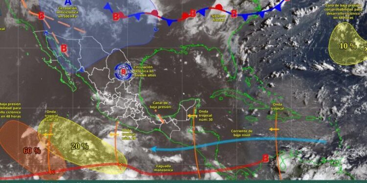 Cuatro ciclones podrían formarse en breve en el Pacífico y el Atlántico