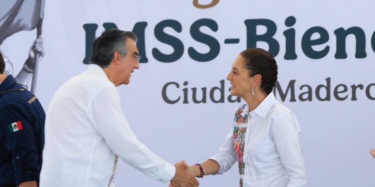 Américo Villarreal reconoce apoyo de la presidenta Claudia Sheinbaum a Tamaulipas
