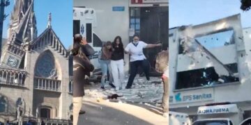 Tragedia en Colombia: confirman al menos 20 muertos por el terremoto y hay personas atrapadas en edificios colapsados