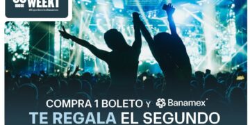 OCESA, Ticketmaster y Banamex lanzan la edición más grande de Concert Week con más de 150 conciertos al 2×1