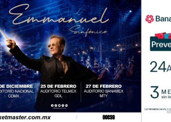 Emmanuel lleva sus grandes éxitos al formato sinfónico con tres conciertos en México
