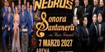 LOS ÁNGELES NEGROS iniciarán en la Arena CDMX el camino hacia seis décadas de historia con la Sonora Santanera Con María Fernanda