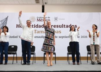Sheinbaum destaca avances en la transformación de Tamaulipas y reafirma coordinación con Américo Villarreal