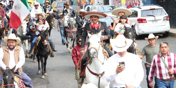 Cabalgata en la Magdalena Contreras, tradición que frotalece la unidad de sus pueblos: Emilio Guijosa