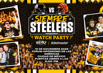 Steelers Watch Party encenderá la pasión acerera en México con el duelo ante BENGALS