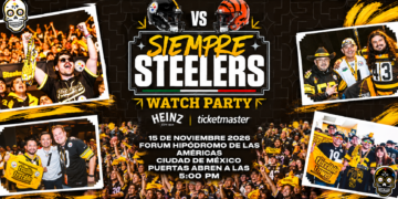 Steelers Watch Party encenderá la pasión acerera en México con el duelo ante BENGALS