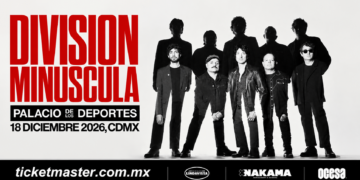 División Minúscula cerrará 2026 con concierto en el Palacio de los Deportes