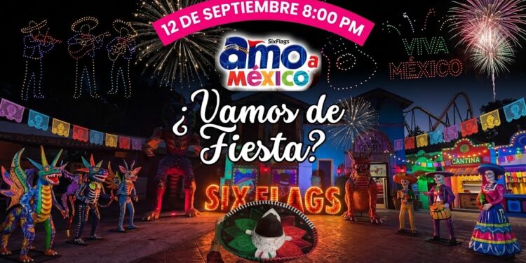 Six Flags México celebrará el Mes Patrio con “Amo a México”, un show de una sola noche