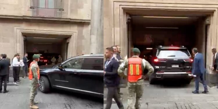 Blindan Palacio Nacional ante segundo informe de Sheinbaum; morenistas llegan sin hablar con medios