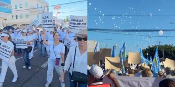 Sinaloa ponte de pie»: cientos de ciudadanos salen a las calles de Culiacán para exigir paz