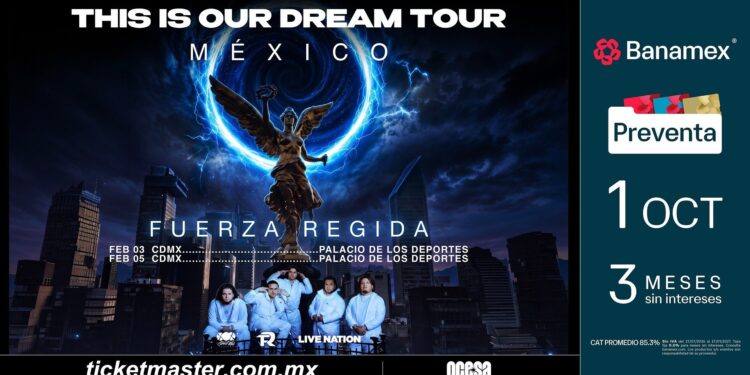 Fuerza Regida vuelve a la Ciudad de México con dos noches de This Is Our Dream Tour