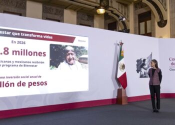 Programas para el Bienestar son apoyo directo a la gente y a la economía: presidenta; al cierre del 2026 beneficiarán a 42.8 millones