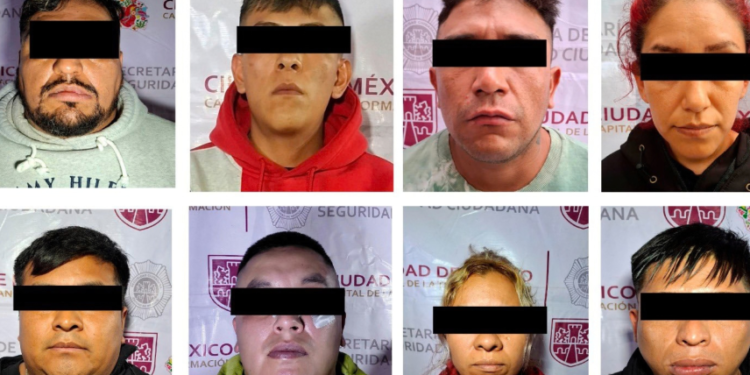 Detienen a ocho presuntos narcomenudistas tras operativos en Benito Juárez y Miguel Hidalgo
