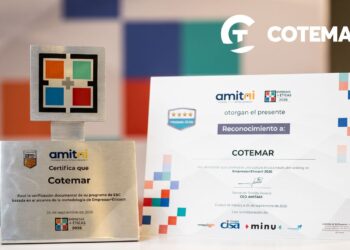 Cotemar obtiene la Certificación AMITAI® / Empresas+Éticas® y se posiciona en el Ranking E+E 2026