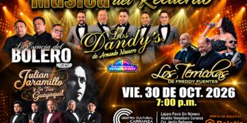 Los Dandy’s de Armando Navarro y los terrícolas de freddy fuentes llegan este viernes con “música del recuerdo” al Centro Cultural Carranza en cdmx