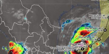 Se forma la tormenta tropical «Isaías» en el Golfo de México; habrá lluvias intensas en estos dos estados