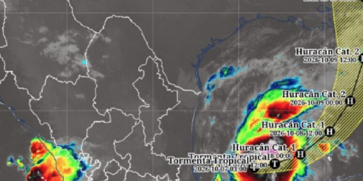 Se forma la tormenta tropical «Isaías» en el Golfo de México; habrá lluvias intensas en estos dos estados