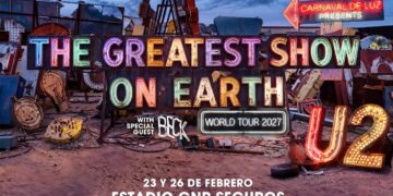 U2 anuncia Carnaval de Luz presenta: The Greatest Show On Earth World Tour 2027