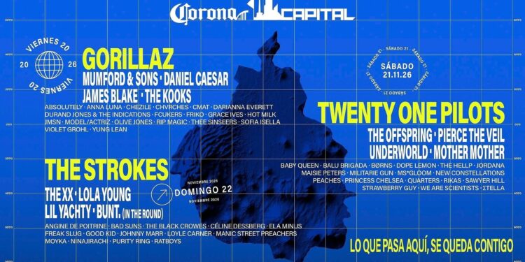 Corona Capital supera los 3 millones de asistentes y fortalece la economía de la CDMX