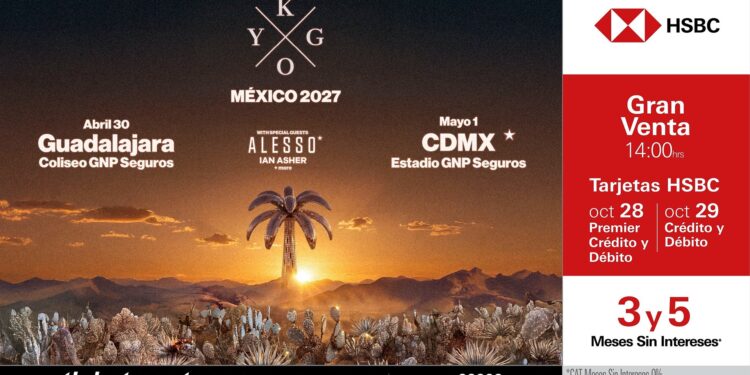 Kygo regresará a México con conciertos en Guadalajara y Ciudad de México
